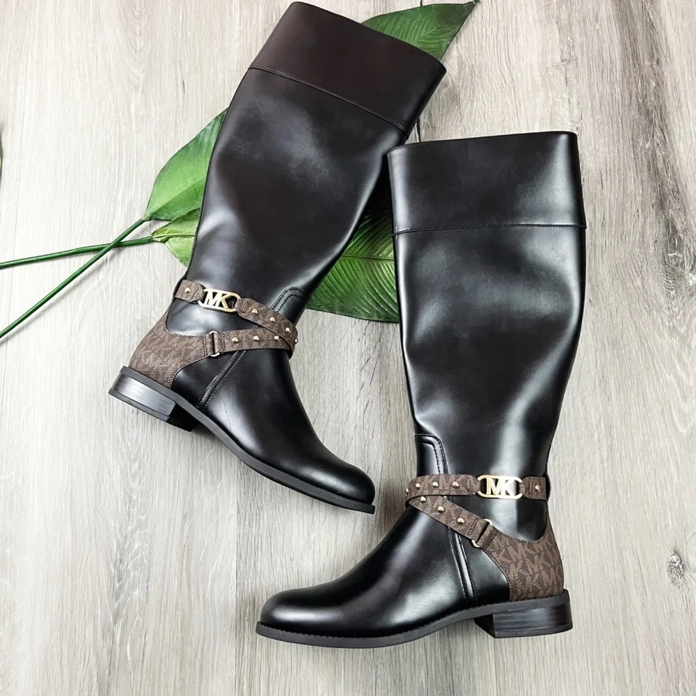 Michael Kors Kincaid Leather Riding Boot✨Brand new